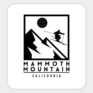 Mammoth Mountain California United States Ski Sticker